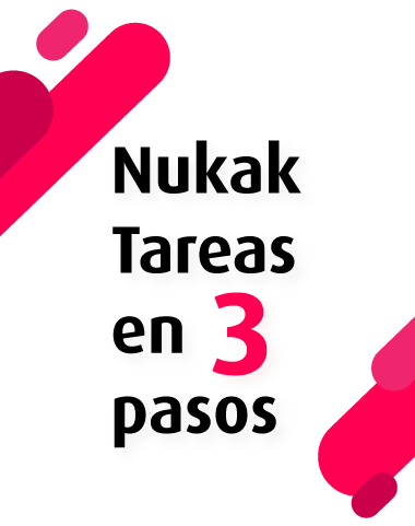 Nukak Tareas en 3 pasos